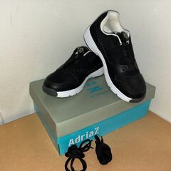ジュニア用ゴルフシューズ　AdriaZ 黒 23.0cmの画像