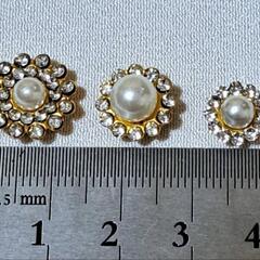 カボション25個　デコパーツ　アクセサリーパーツ　 パール　の画像