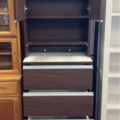 J121⭐️美品　ランドリー収納家具　ブラウンの画像