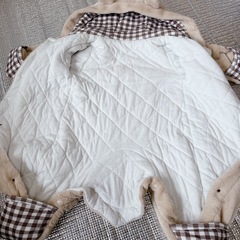 西松屋　くま耳　あったかカバーオール　ジャンプスーツ　サイズ70の画像