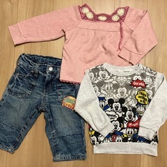 ミッキーなど 女の子🩷🤍💙 子供服 110センチ