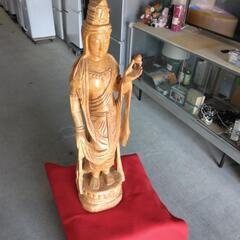 ☆木彫り観音菩薩像☆