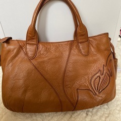 イビザ　革　高級ハンドバッグ