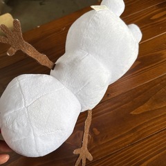 ディズニー　アナと雪の女王　オラフ　ぬいぐるみ　寝っ転がりの画像