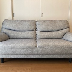 3人掛け布張りソファ