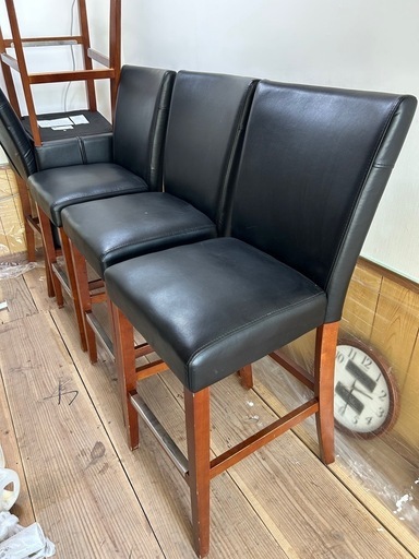 カウンターチェア(5脚まとめて)
