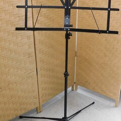 【恵庭】譜面台　楽譜スタンド　折りたたみ　コンパクト　中古品　P...
