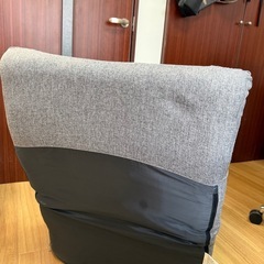【美品】NITORI 座椅子ソファ グレーの画像
