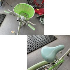 20インチ 自転車 子供用 ジュニア 変速なし  スタンド 鍵 カゴ付き 札幌市手稲区の画像