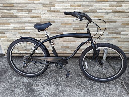 中古自転車 6段変速 26インチ ビーチクルーザー軽整備済み 防犯登録対応 町田市 相模原市 MM691