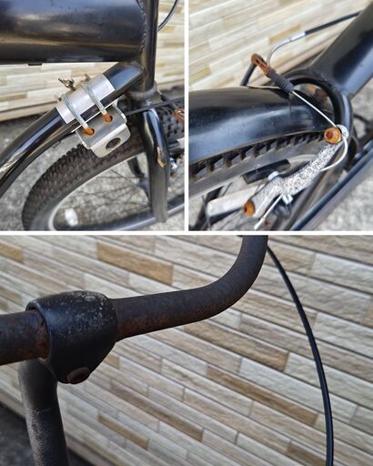 中古自転車 6段変速 26インチ ビーチクルーザー軽整備済み 防犯登録