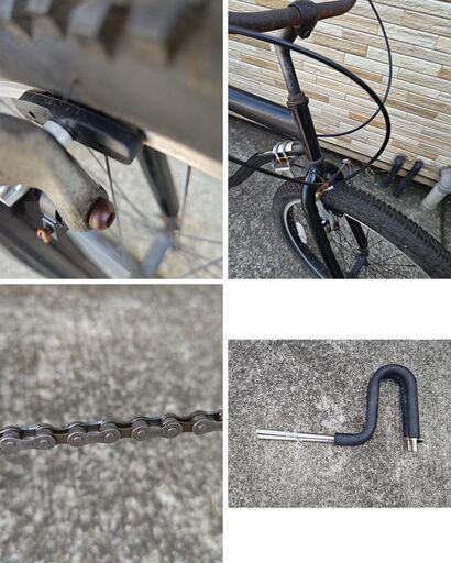 中古自転車 6段変速 26インチ ビーチクルーザー軽整備済み 防犯登録対応 町田市 相模原市 MM691
