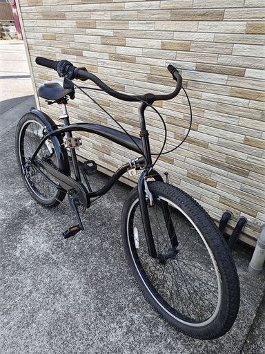 中古自転車 6段変速 26インチ ビーチクルーザー軽整備済み 防犯登録対応 町田市 相模原市 MM691