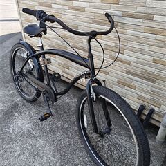 中古自転車 6段変速 26インチ ビーチクルーザー軽整備済み 防犯登録対応 町田市 相模原市 MM691 中古自転車 6段変速 26インチ ビーチクルーザー軽整備済み 防犯登録