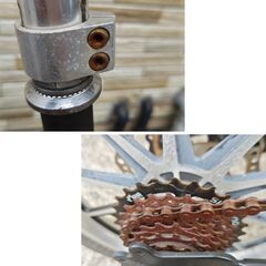 中古自転車 6段変速 14インチ 折り畳み 軽整備済み 防犯登録対応 町田市 相模原市 MM692の画像