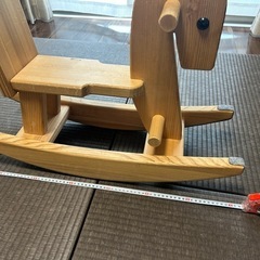 木馬　木製の画像