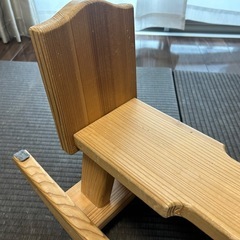 木馬　木製の画像