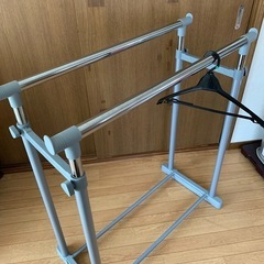 【決まりました】ダブル　ハンガーラックの画像