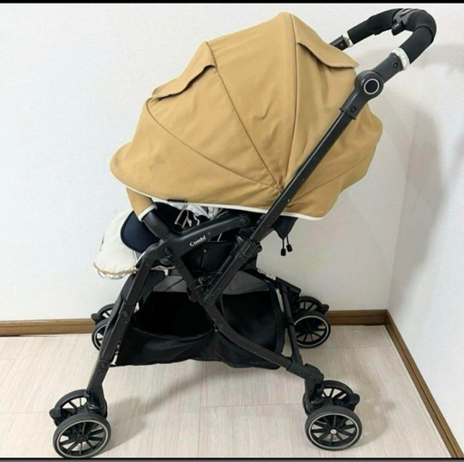 Combi SUGOCAL ベビーカー ベージュ・黒 スゴカルα 4キャス スゴカル4