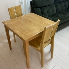 【譲ります】ダイニングテーブルセット