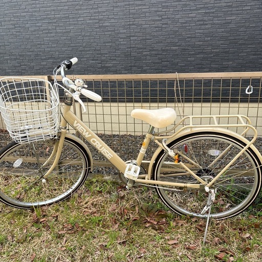 GW限定価格！美品　24インチ子供自転車　ベージュ