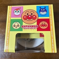 アンパンマン（バイキンマン）　マグ&ケーキ皿セット