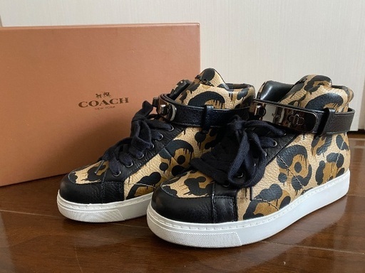 美品 Coach コーチ X Gary Baseman Wild Beast 希少 限定 レザースニーカー