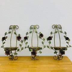 薔薇 アイアンプランター 3個セット※2400010499678