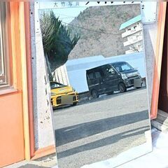 ☆床屋さんで使われていた鏡Bの画像