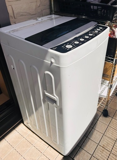 【受付停止中】4.5kg Haier 洗濯機　2019年式　防水カバー付き　