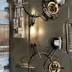 ガスコンロ二口プロパンガス用の画像