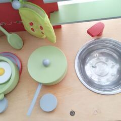 Janod 木製ビストロキッチン＆WOODY PUDDYの画像