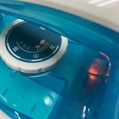 ☆値下げ☆A2504-359 Panasonic スチームアイロン NI-S55-A ブルー 2020年製 通電確認済み スチーム機能は未確認 箱・説明書有り キズ汚れ有りの画像