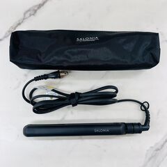 【REGASTOCK 川崎店】SALONIA サロニア ミニストレートヘアアイロン SL-010SB 海外対応の画像