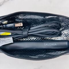 【REGASTOCK 川崎店】SALONIA サロニア ミニストレートヘアアイロン SL-010SB 海外対応の画像