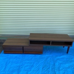 No.708 中古　段違い　テレビ台　サイドテーブル