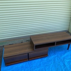 No.708 中古　段違い　テレビ台　サイドテーブルの画像