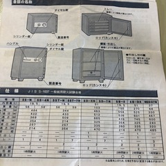 ダイヤル式耐火金庫の画像