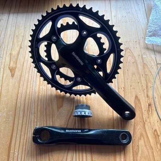 シマノ105 5700 クランクセット Shimano 105 FC-5700 クランクセット シルバー 52T⁄39T シマノ SHIMANO