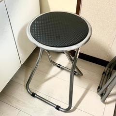折りたたみ椅子　2脚セット