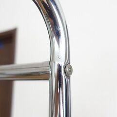 ルミナス ハンガーラック プロ 斜め2段 ダブル クローム 幅100cm 頑丈 耐荷重105kg HPS-W100CRの画像