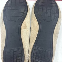 【 BALENCIAGA バレンシアガ 】スエード バレエシューズ フラットの画像