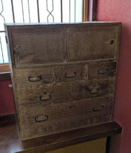 昭和レトロ 水屋箪笥 アンティーク 和家具 古家具 整理箪笥