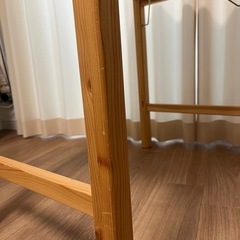 無印良品の折りたたみ机の画像