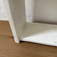 木製棚　白い棚　棚　　の画像