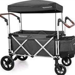 bebepram キャリーワゴン　レインカバー付き　双子ベビーカー
