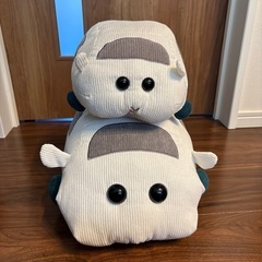 【お値下げ品】【モルカー】シロモ コーデュロイぬいぐるみ2点セット