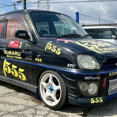 【支払総額15.8万円】ド派手な5速MT軽自動車！プレオRSスーパーチャージャー車検令和9年4月 柿本マフラー 車高調の画像