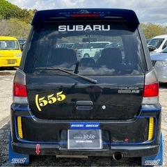 【支払総額15.8万円】ド派手な5速MT軽自動車！プレオRSスーパーチャージャー車検令和9年4月 柿本マフラー 車高調の画像