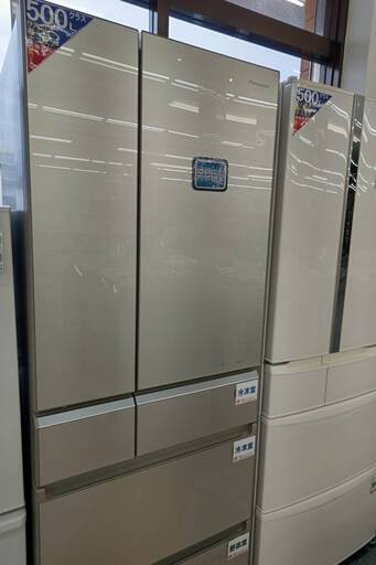 2017年式 501L Panasonic 冷蔵庫 NR-F502PV-N Panasonic/パナソニック/501L冷蔵庫/2017年式/NR-F502PV-N/№5310??